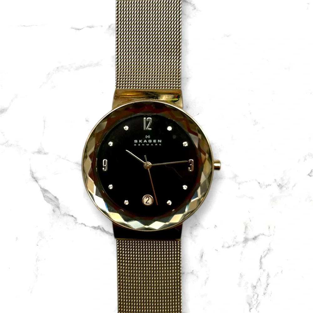 Skagen Ladies Crystal Date Watch